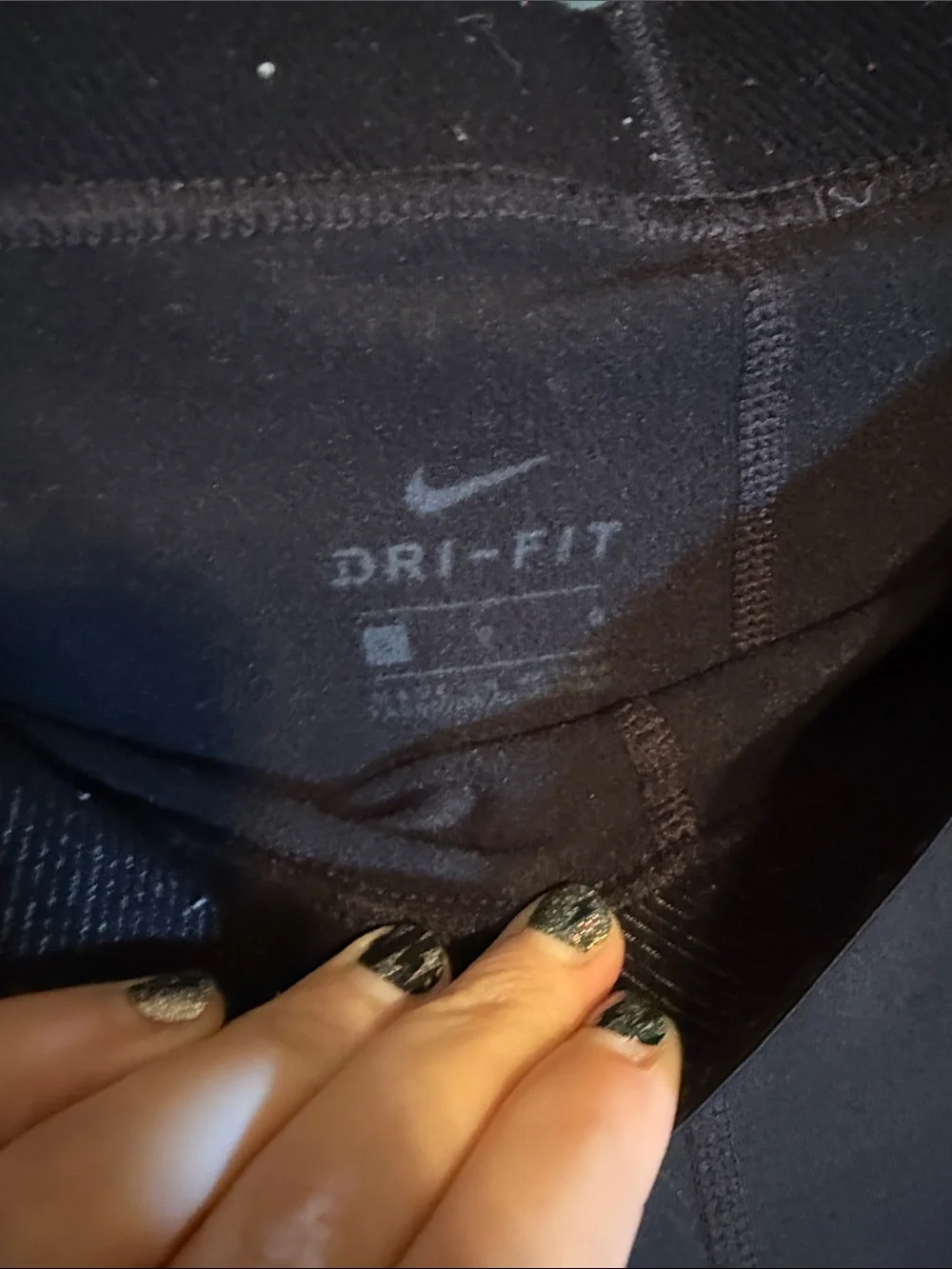 Nike Pro Dri-FIT Women Black Athletic Training Leggings Size S Small‎